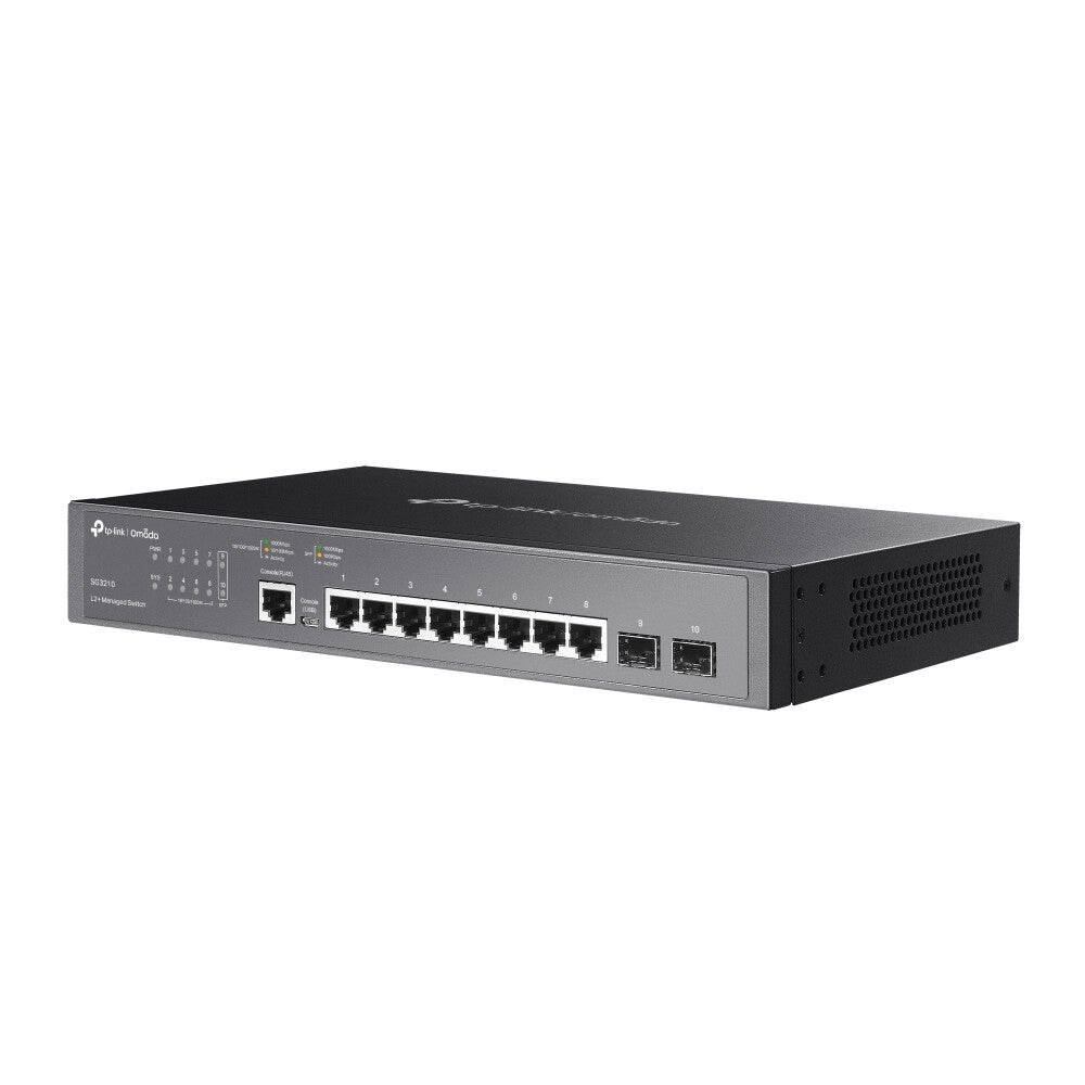 TP-Link Omada SG3210 netwerk-switch Managed L2/L3 Gigabit Ethernet (10/100/1000) 1U Zwart