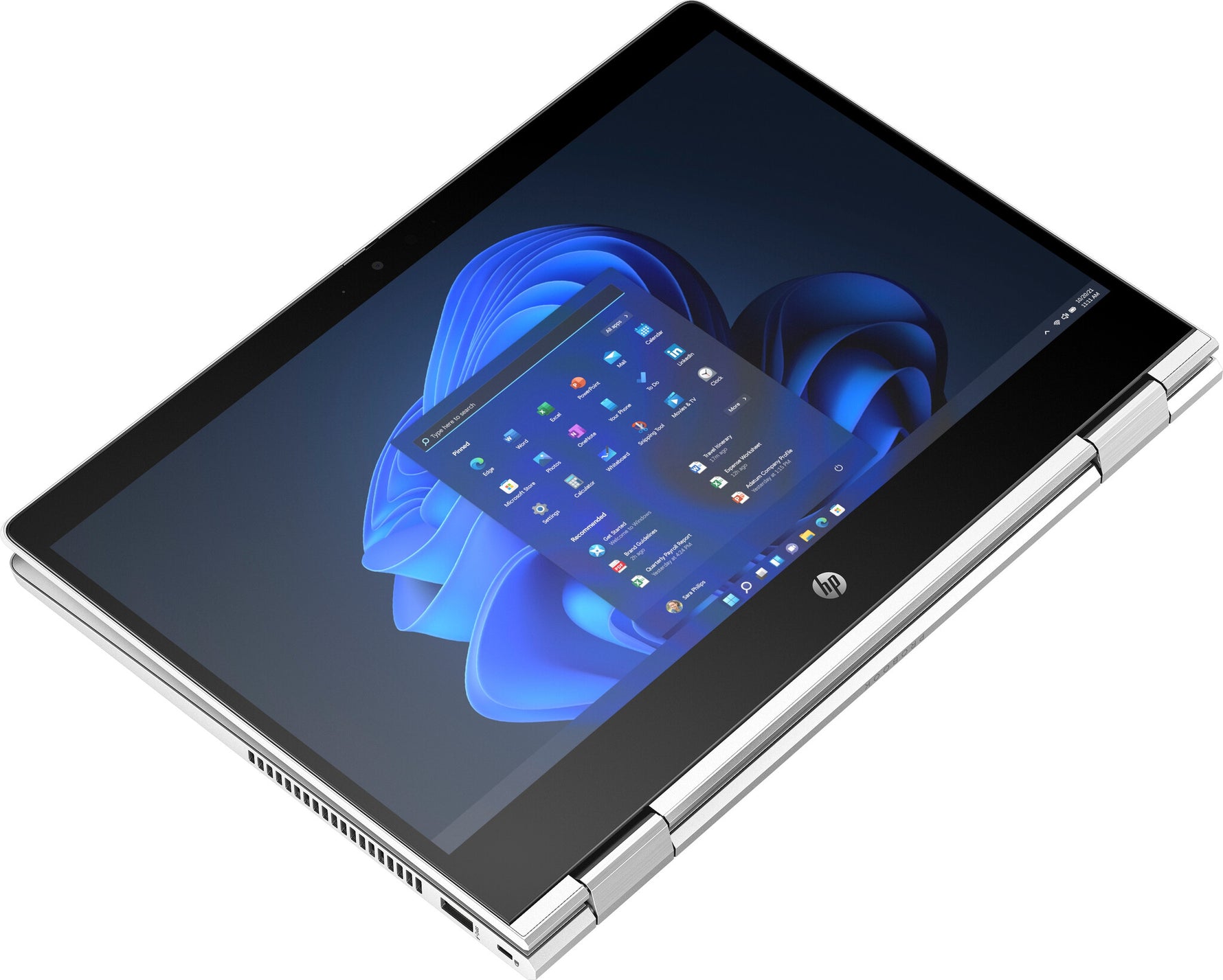 HP Pro x360 435 G10 AMD Ryzen™ 5 7530U Hybride (2-in-1) 33,8 cm (13.3") Touchscreen Full HD 8 GB DDR4-SDRAM 256 GB SSD Windows 11 Pro Zilver