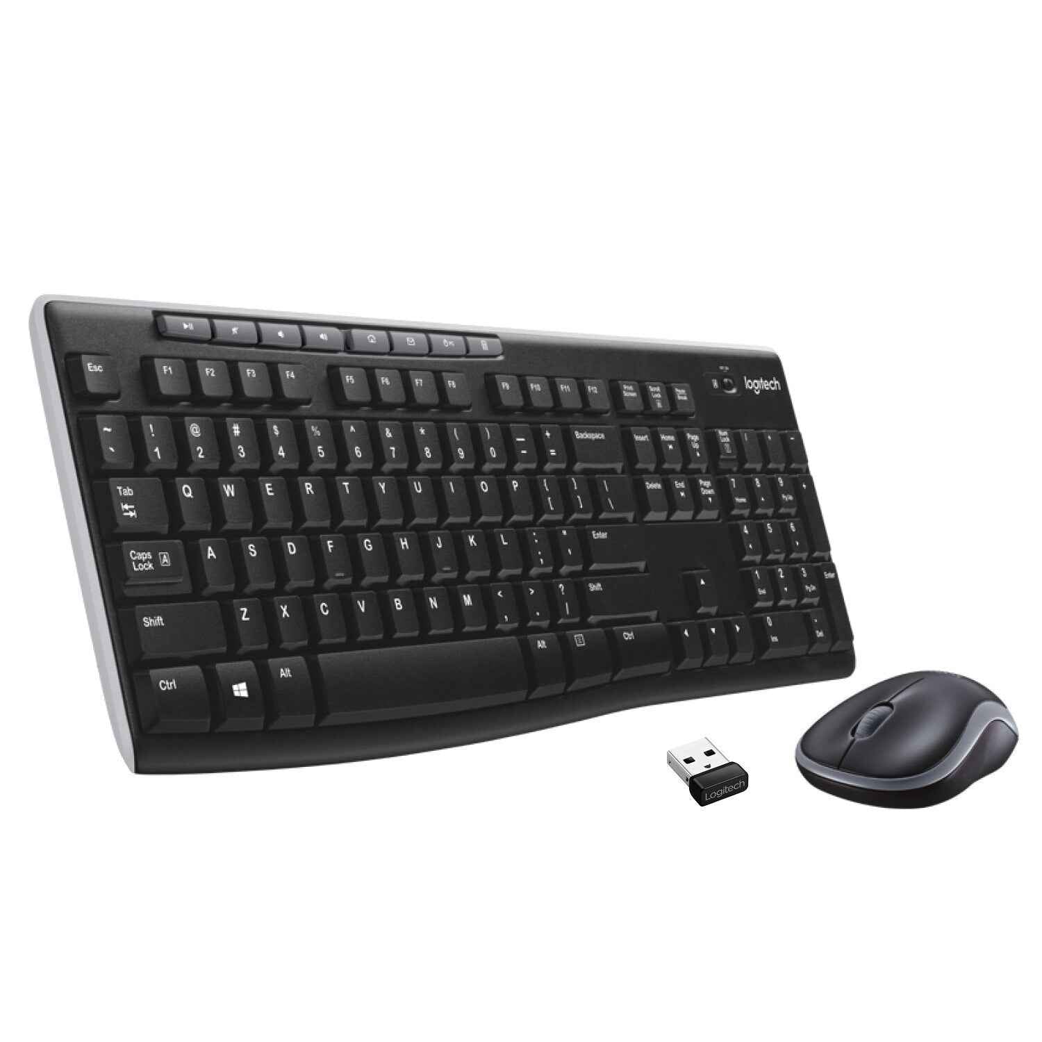 LOGITECH MK270 Wireless Combo black USB (ESP) MEDITER