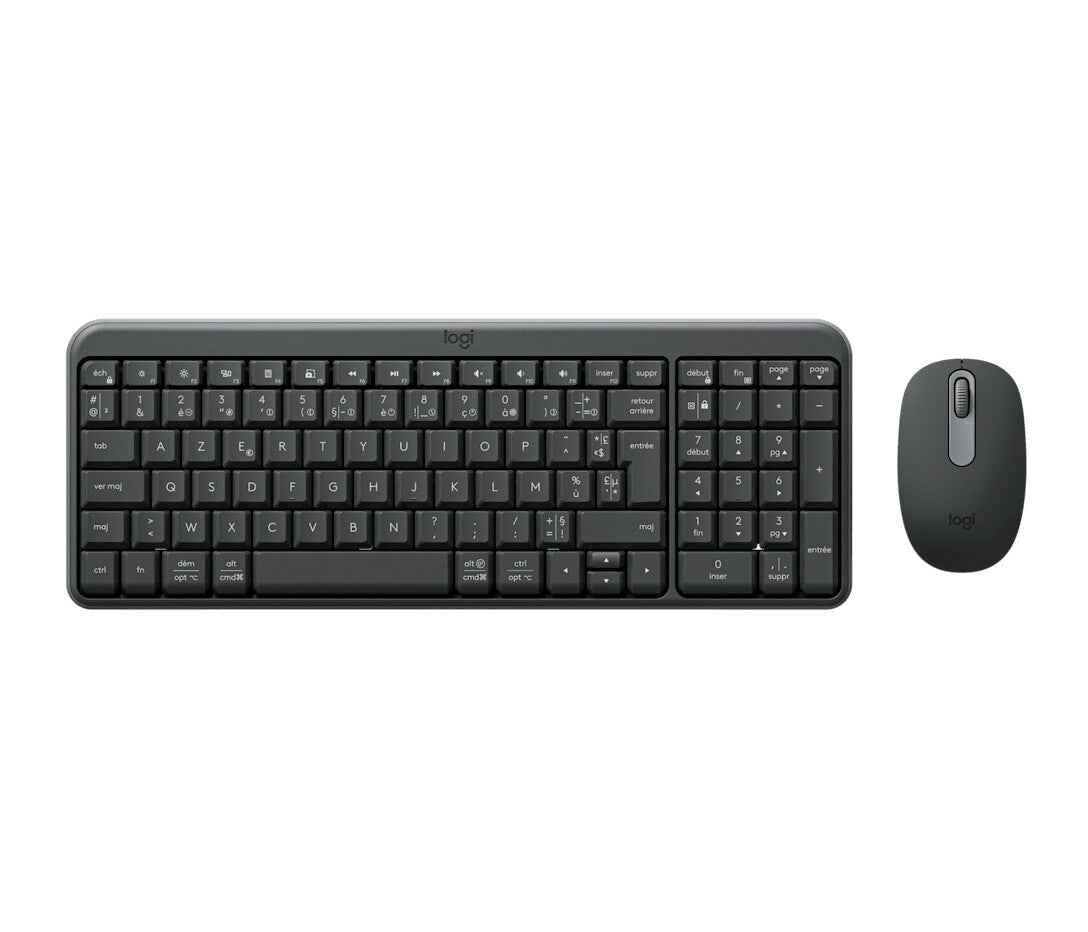 LOGITECH MK250 Wireless Keyboard and Mouse Graphite (FR)