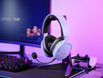 Trust GXT 491P FAYZO Headset Bedraad en draadloos Hoofdband Gamen USB Type-A Bluetooth Zwart, Paars