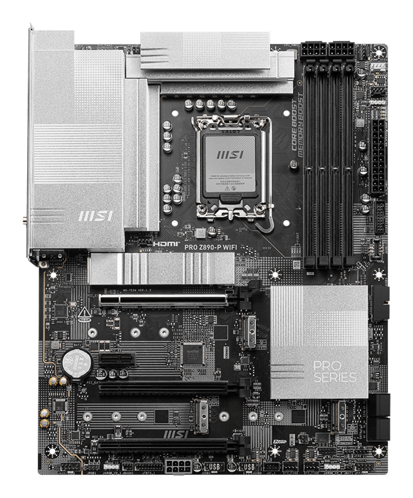 MSI PRO Z890-P WIFI moederbord Intel Z890 LGA 1851 (Socket V1) ATX
