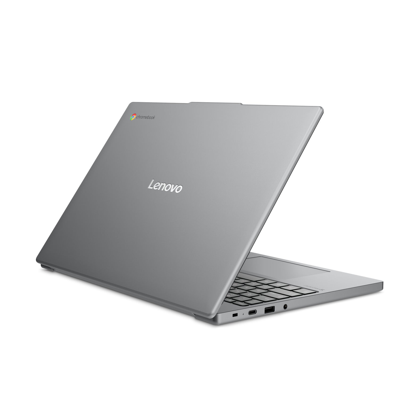 Lenovo Chrome 15ITN10 Intel® N N150 Chromebook 38,9 cm (15.3") WUXGA 4 GB LPDDR5x-SDRAM 64 GB UFS Wi-Fi 6E (802.11ax) ChromeOS Belgisch Grijs