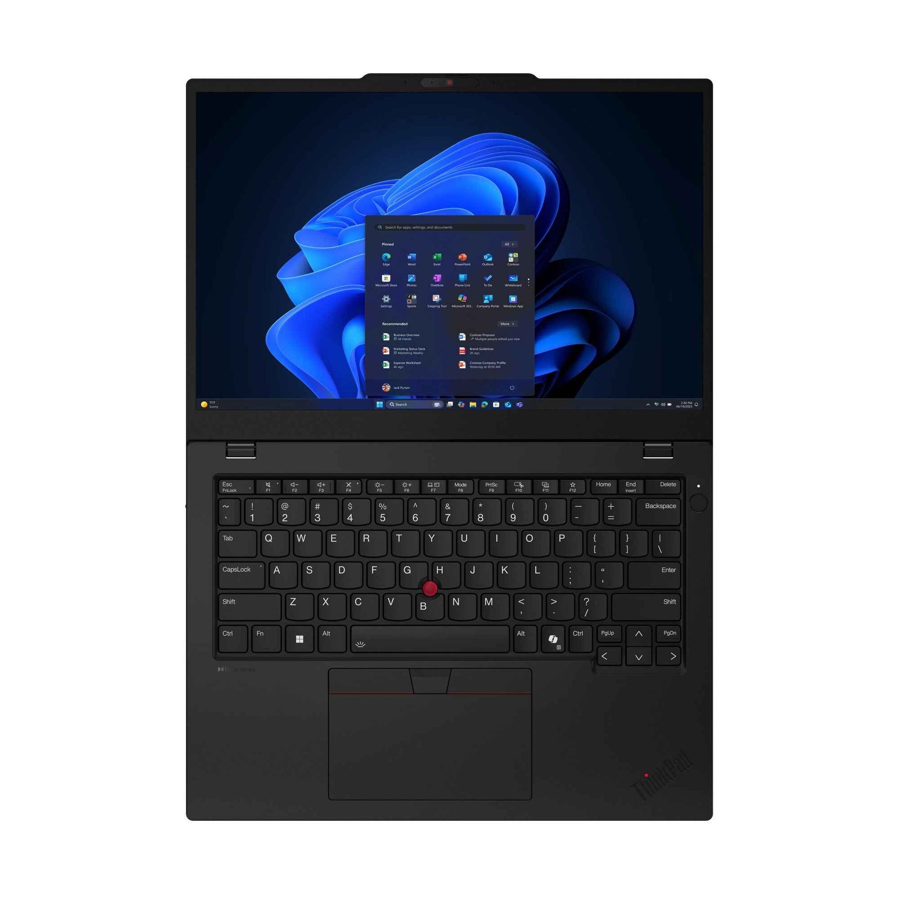 Lenovo ThinkPad L13 Gen 6 (Intel) Intel Core Ultra 5 225U Laptop 33,8 cm (13.3") WUXGA 16 GB LPDDR5x-SDRAM 512 GB SSD Wi-Fi 6E (802.11ax) Windows 11 Pro Engels Zwart