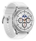 Samsung Galaxy Watch 8 Classic 3,3 cm (1.3") AMOLED 46 mm Digitaal 438 x 438 Pixels Touchscreen Zilver Wifi GPS