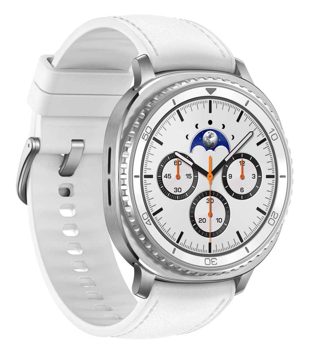 Samsung Galaxy Watch 8 Classic 3,3 cm (1.3") AMOLED 46 mm Digitaal 438 x 438 Pixels Touchscreen Zilver Wifi GPS