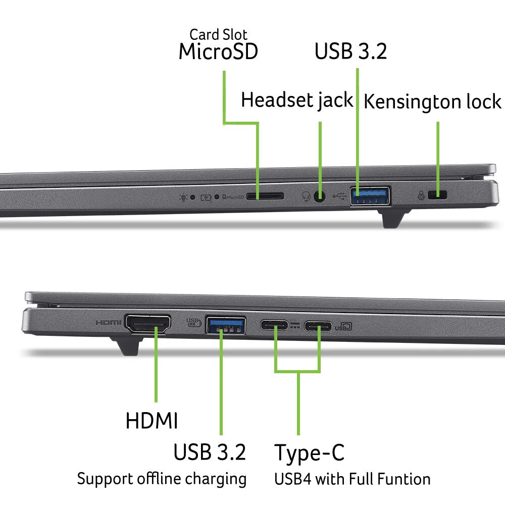 Acer Aspire 16 AI Notebook A16-61M A16-61M-R11Y