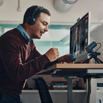 HP Poly Voyager Focus 2 Microsoft Teams Certified USB-C-C Headset +USB-C/A Adapter +Charging Stand