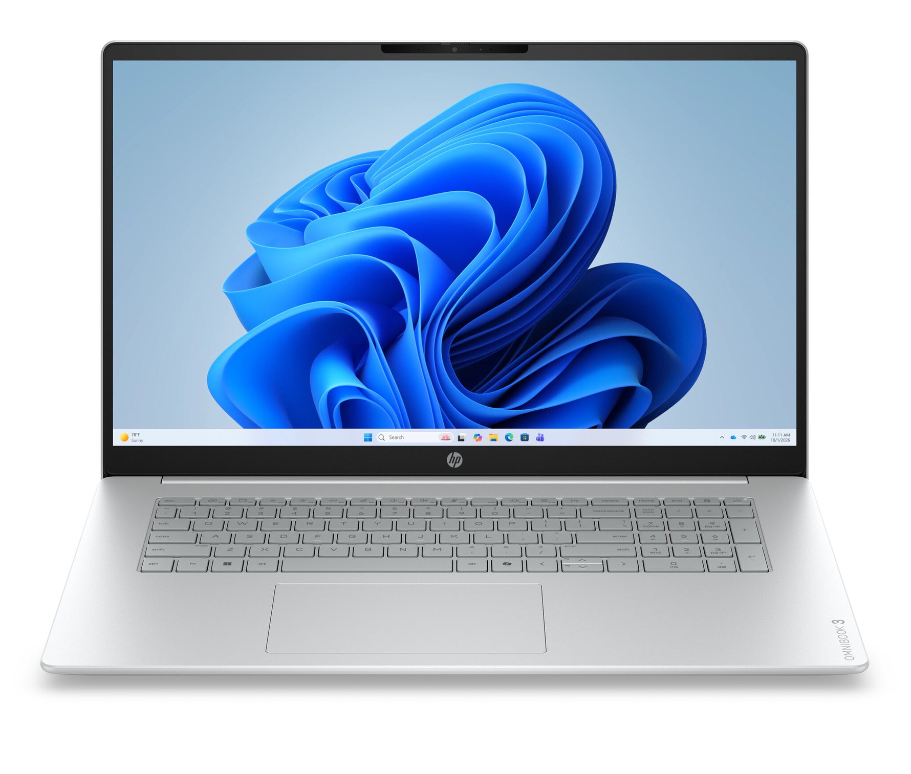 HP 17-dp0250nd 16GB LPDDR5 5500 on-board 512GB PCIe Value 17.3 FHD(1920x1080) Antiglare IPS 300 nits QWERTY AMD Ryzen™ 5 40 Laptop 43,9 cm (17.3") Full HD LPDDR5-SDRAM SSD Wi-Fi 6 (802.11ax) Windows 11 Home Zilver