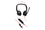 HP Poly Blackwire 5220 Stereo USB-C Headset + 3,5 mm plug + USB-C/A adapter