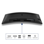 Philips 3000 series 34B2U3600C/00 computer monitor 86,4 cm (34") 3440 x 1440 Pixels Wide Quad HD LCD Zwart