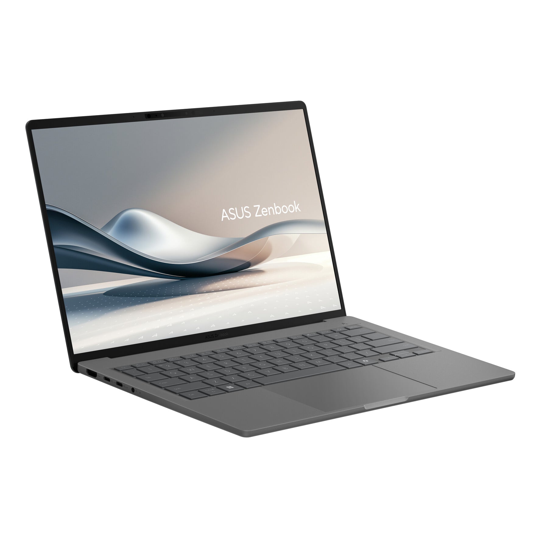 ASUS Zenbook A14 UX3407QA-QD479W Copilot+ PC Snapdragon X1-26-100 Laptop 35,6 cm (14") WUXGA 16 GB LPDDR5x-SDRAM 512 GB SSD Wi-Fi 6E (802.11ax) Windows 11 Home Nederlands Grijs