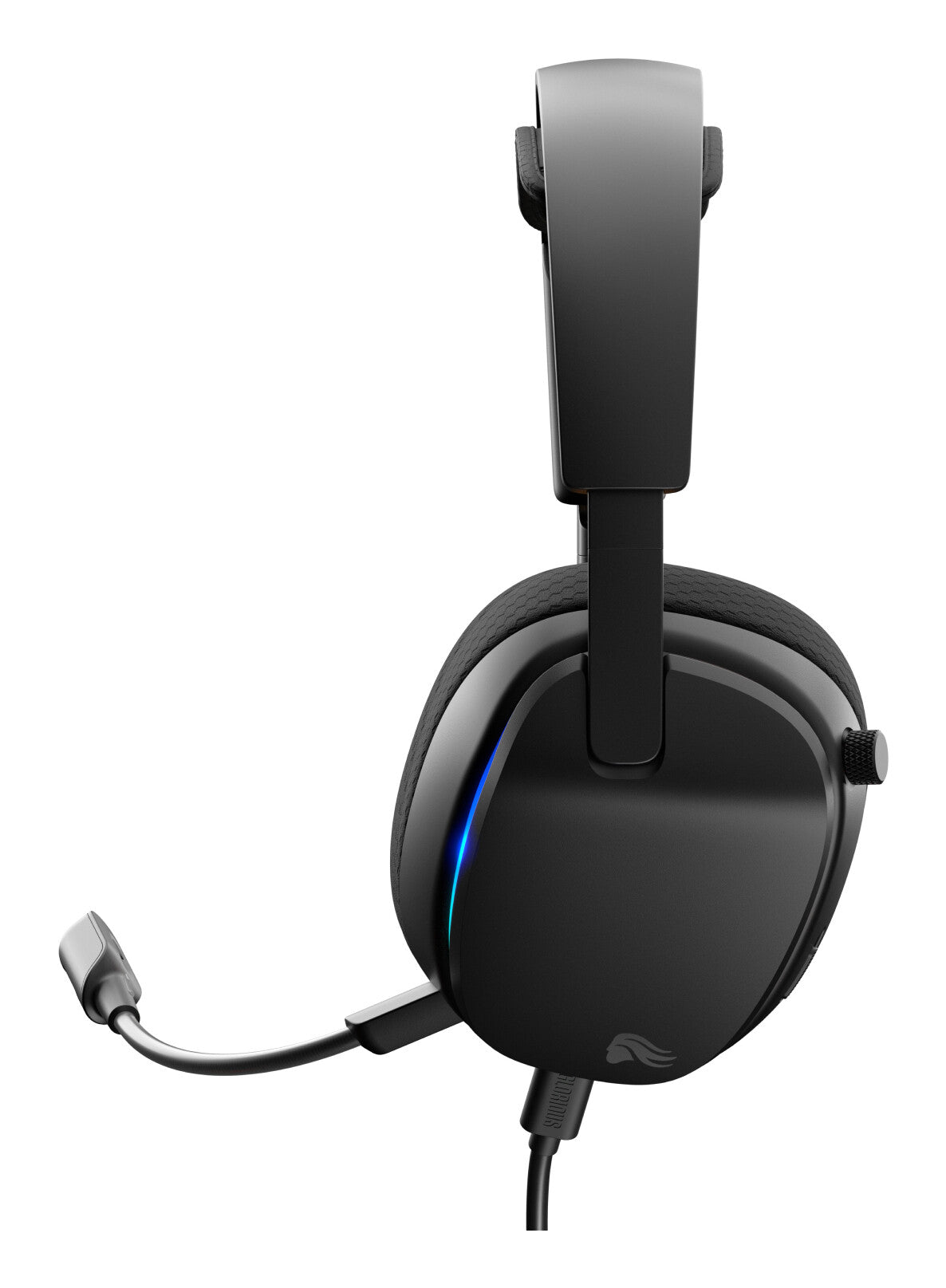 Glorious Gaming Glorious GHS Eternal RGB - Stereo RGB headset voor pc, PS5, PS4, Switch - Custom-tuned, gekantelde drivers, verstelbare, kristalheldere, afneembare mic, USB-C - Duurzaam, dag/nacht comfort - Zwart