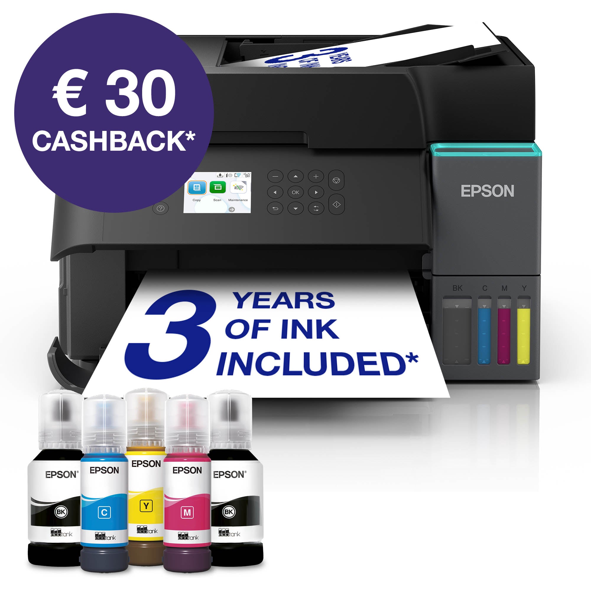 Epson EcoTank ET-3950 Inkjet A4 4800 x 1200 DPI 35 ppm Wifi