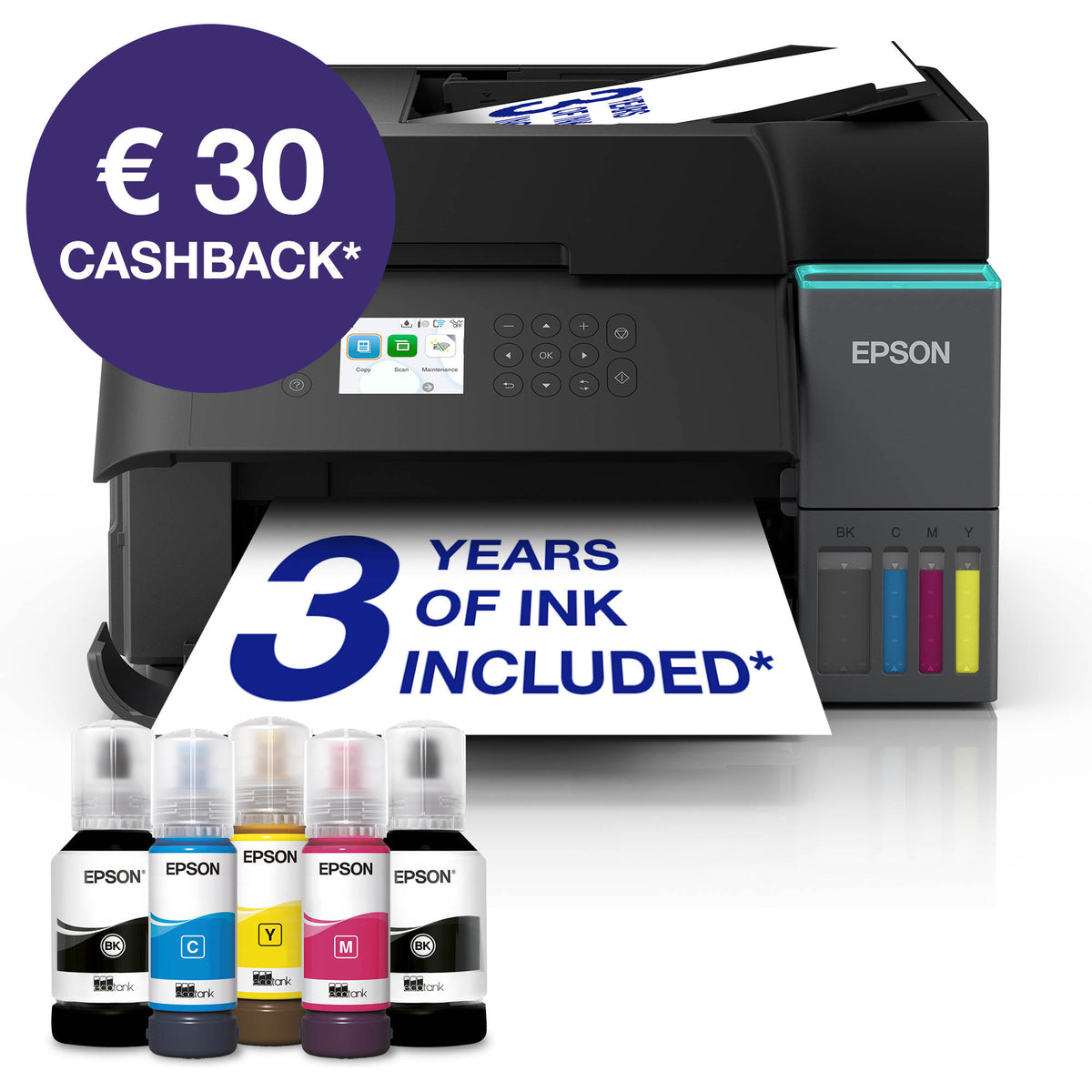 Epson EcoTank ET-3950 Inkjet A4 4800 x 1200 DPI 35 ppm Wifi