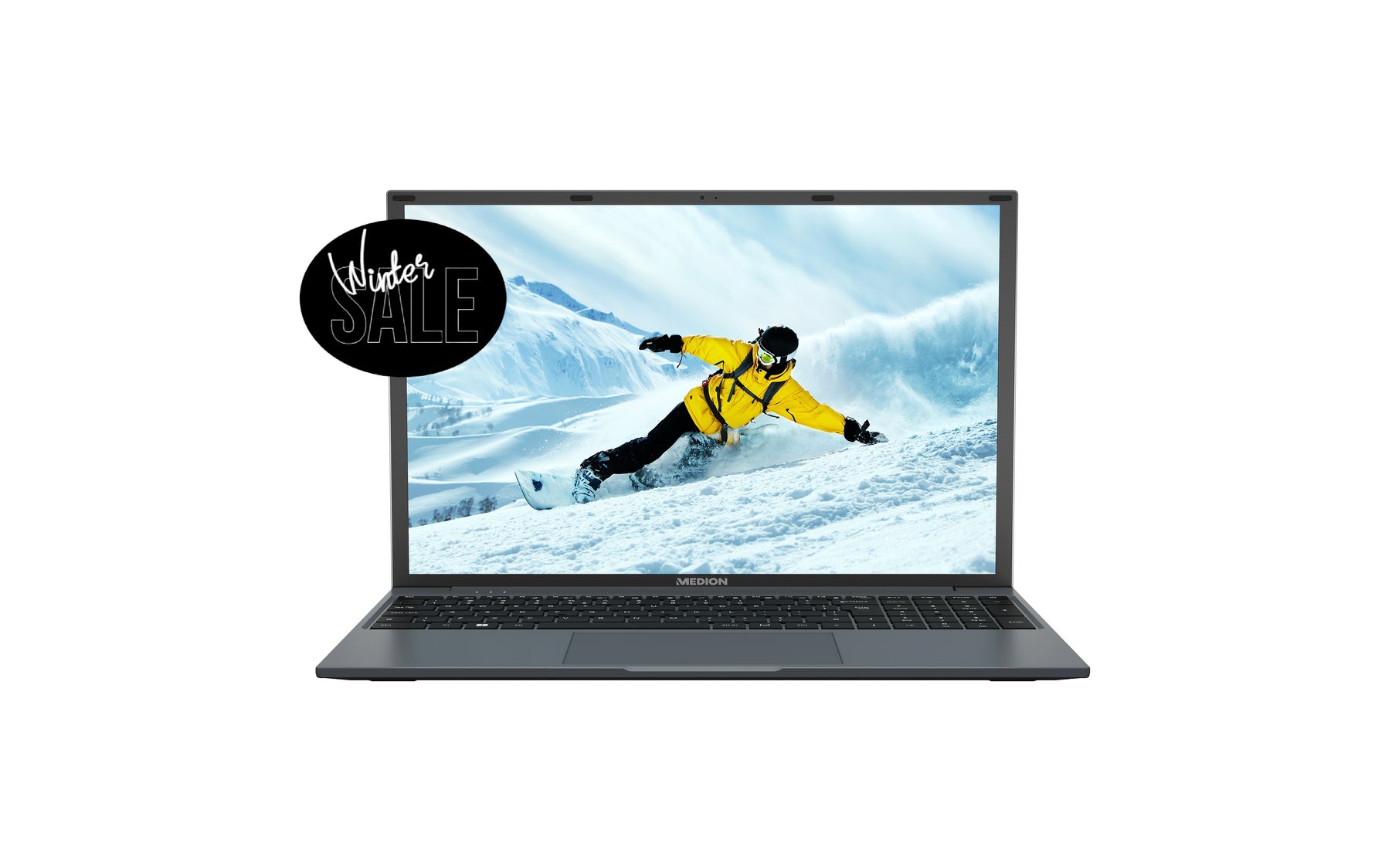 MEDION AKOYA E16423 - Intel® Core™ i3 - 40,6 cm (16") Full HD+ Scherm - 8 GB -  256 GB - Windows 11 Home Blauw