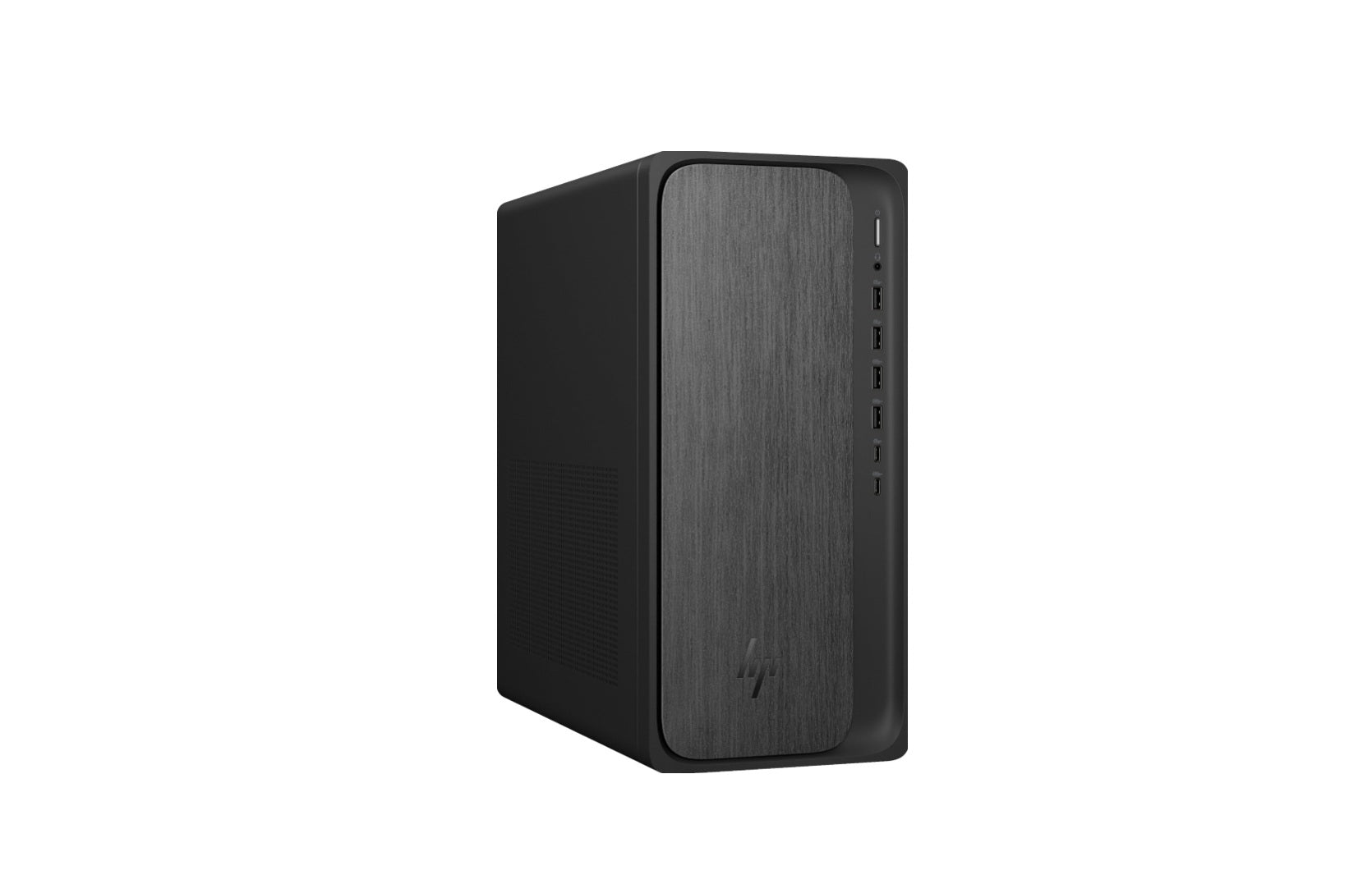 HP OmniDesk M02-0026nd AMD Ryzen 5 8500G 16GB DDR5 512GB PCIe NVMe SSD W11H Gray Wood Windows 11 Home Tower AI PC