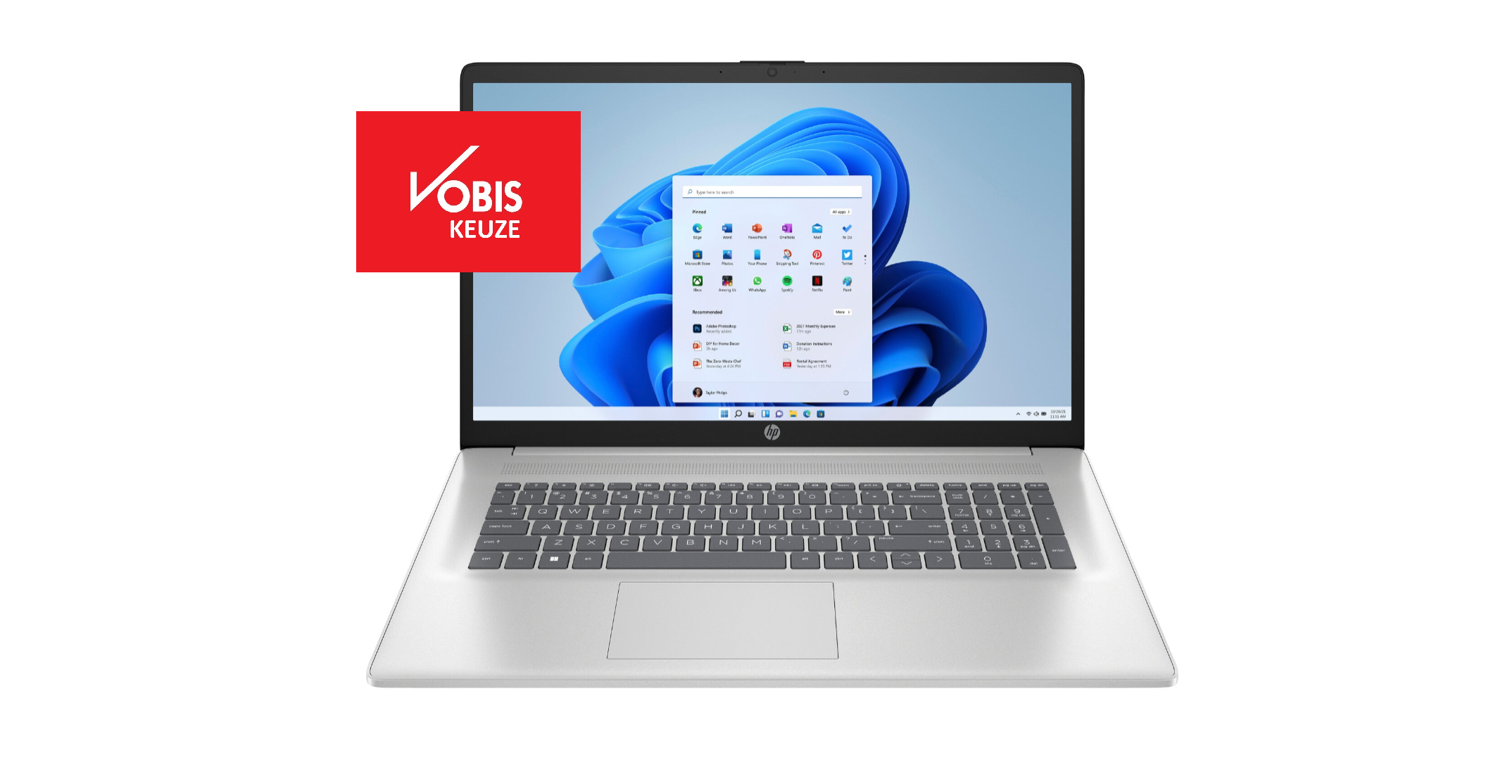 HP 17-cn3250nd Intel® Core™ i5 i5-1334U Laptop 43,9 cm (17.3") Full HD 16 GB DDR4-SDRAM 512 GB SSD Wi-Fi 6 (802.11ax) Windows 11 Home Zilver