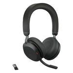 Jabra Evolve2 75 Headset Draadloos Hoofdband Kantoor/callcenter USB Type-C Bluetooth Oplaadhouder