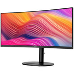 MSI Modern MD342CQP computer monitor 86,4 cm (34") 3440 x 1440 Pixels UltraWide Quad HD LCD Zwart
