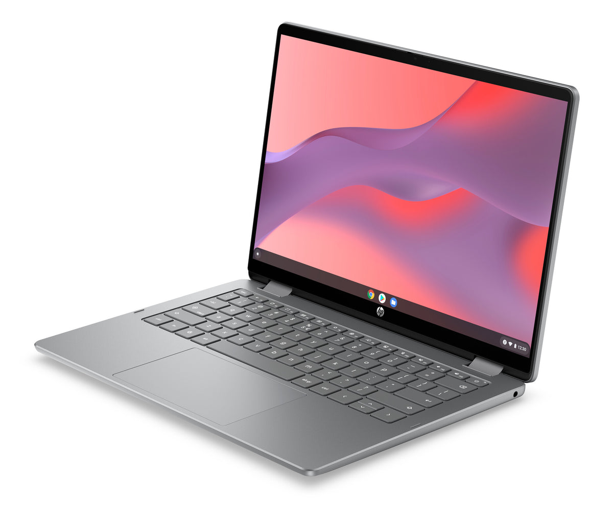 HP 14b-ce0018ndx Intel® N N150 Chromebook 35,6 cm (14") Touchscreen 2K 8 GB LPDDR5-SDRAM Wi-Fi 6 (802.11ax) ChromeOS Zilver QWERTY