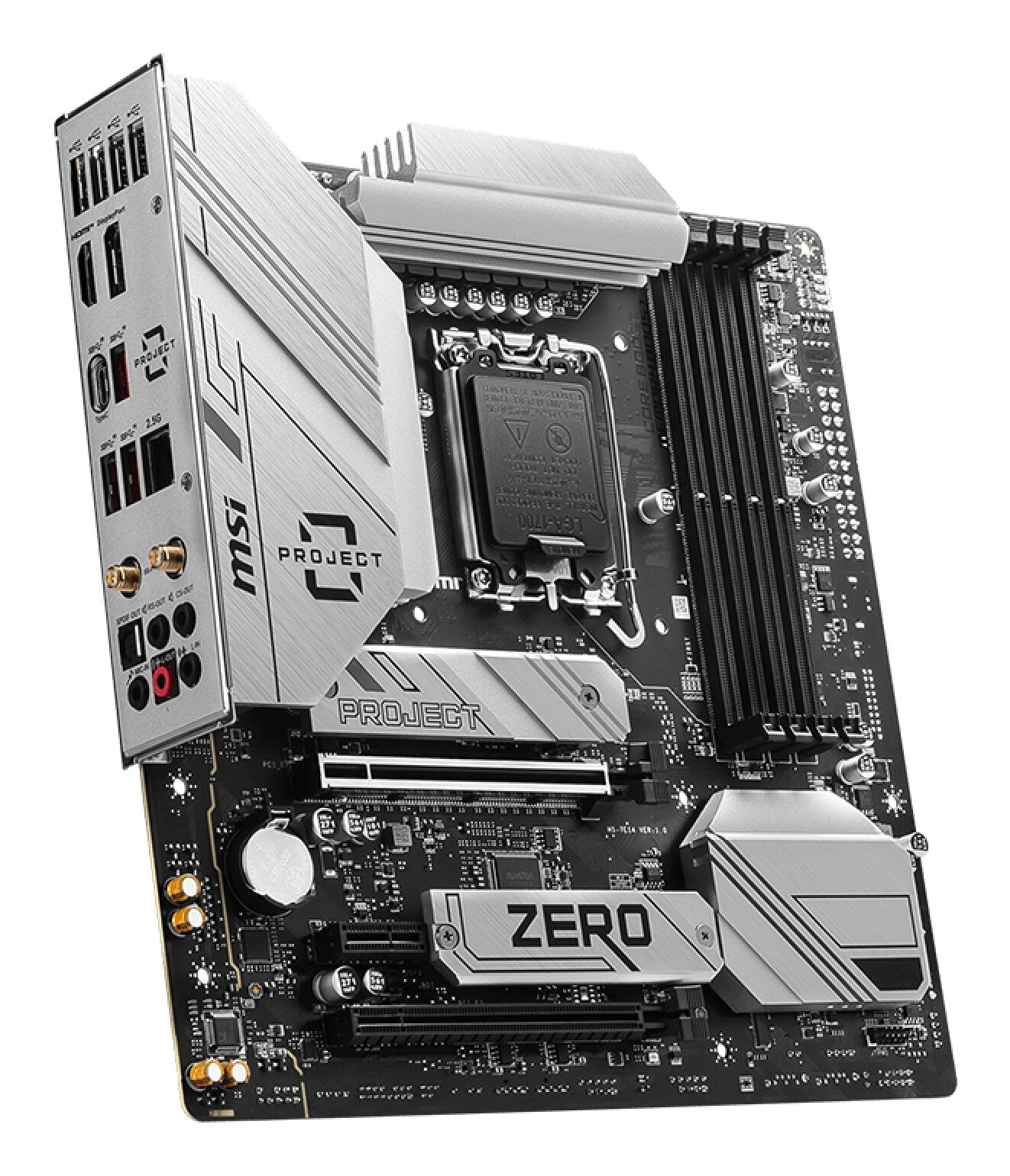 MSI B760M PROJECT ZERO moederbord Intel B760 LGA 1700 micro ATX