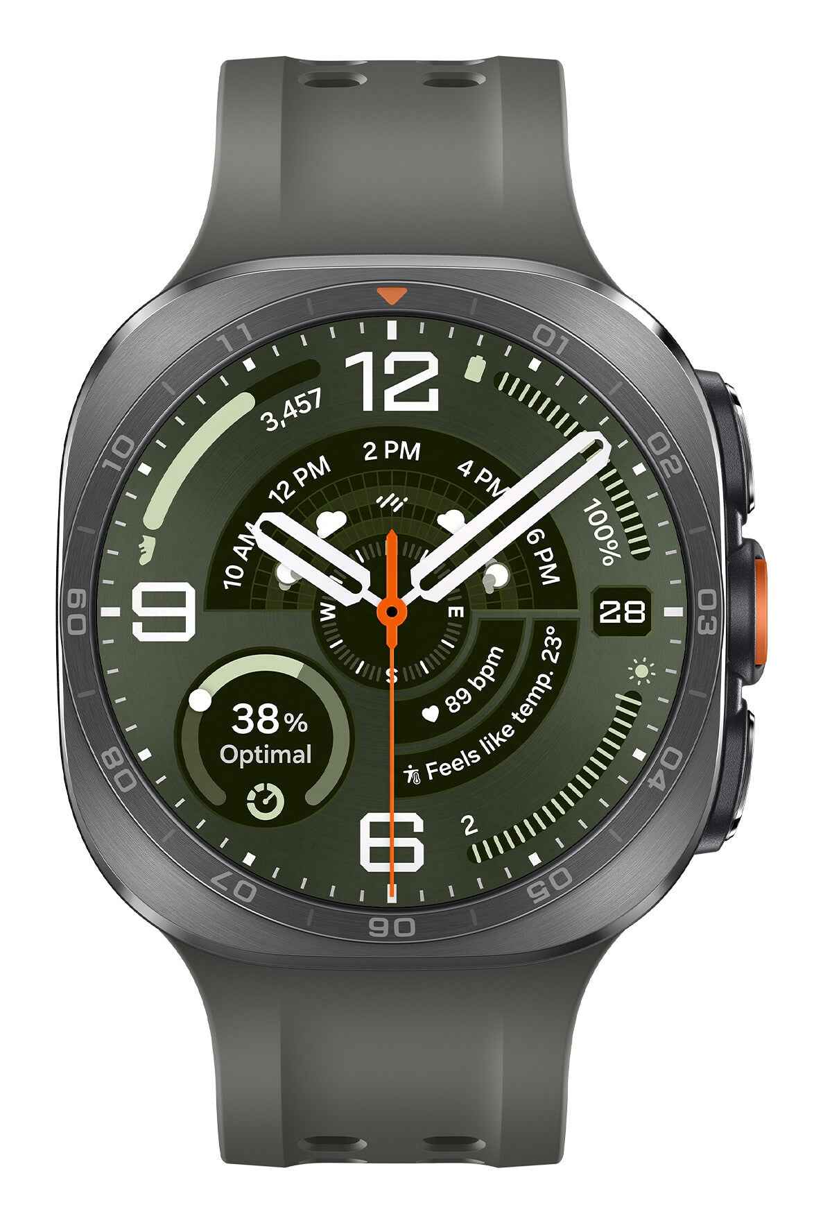 Samsung Galaxy Watch Ultra2 3,81 cm (1.5") AMOLED 47 mm Digitaal 498 x 498 Pixels Touchscreen 4G Zilver Wifi GPS