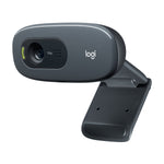 Logitech C270 HD Webcam [USB2.0, 3MP 1280 x 720, 1.5 m, Black]