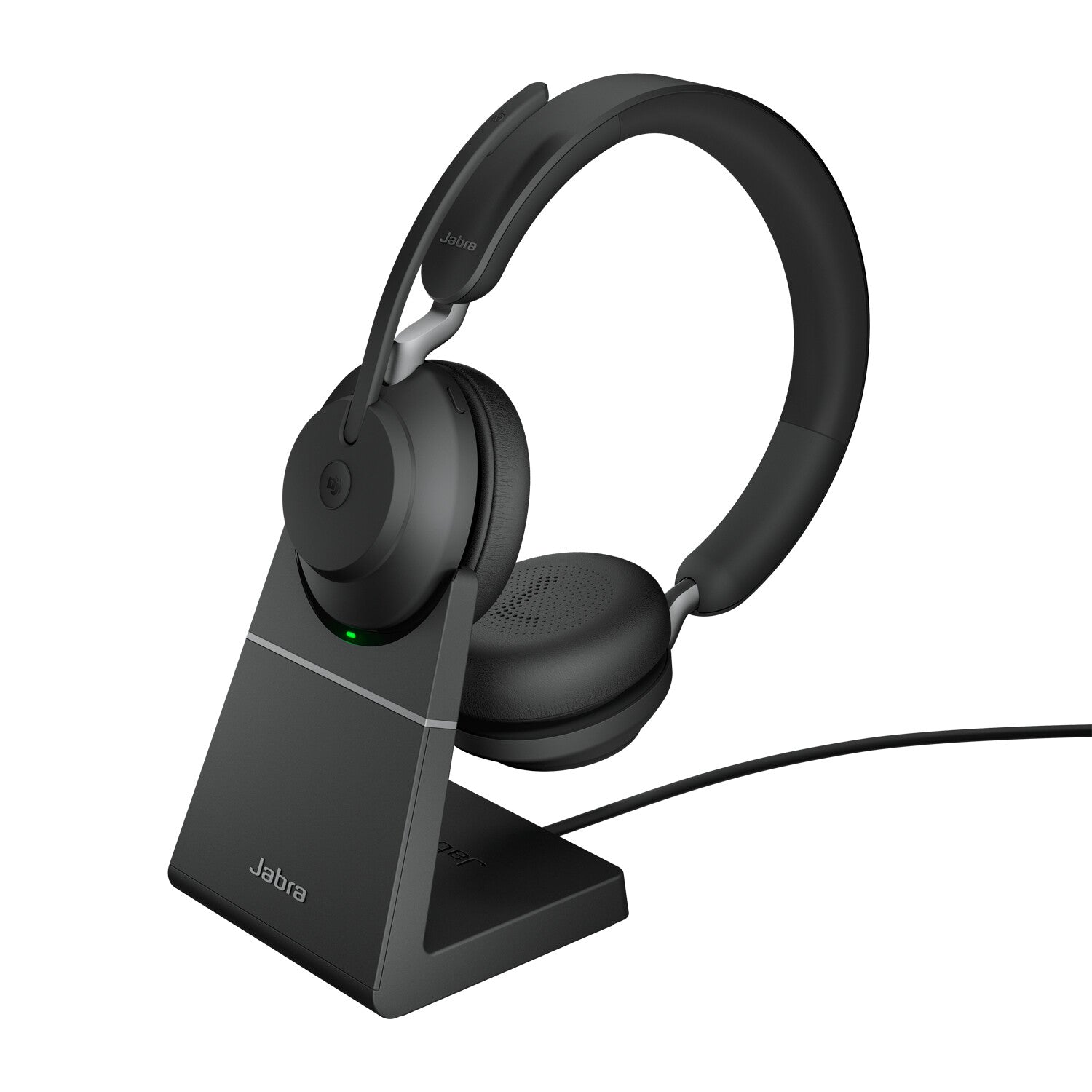 Jabra Evolve2 65 Headset Draadloos Hoofdband Kantoor/callcenter USB Type-C Bluetooth Oplaadhouder Zwart