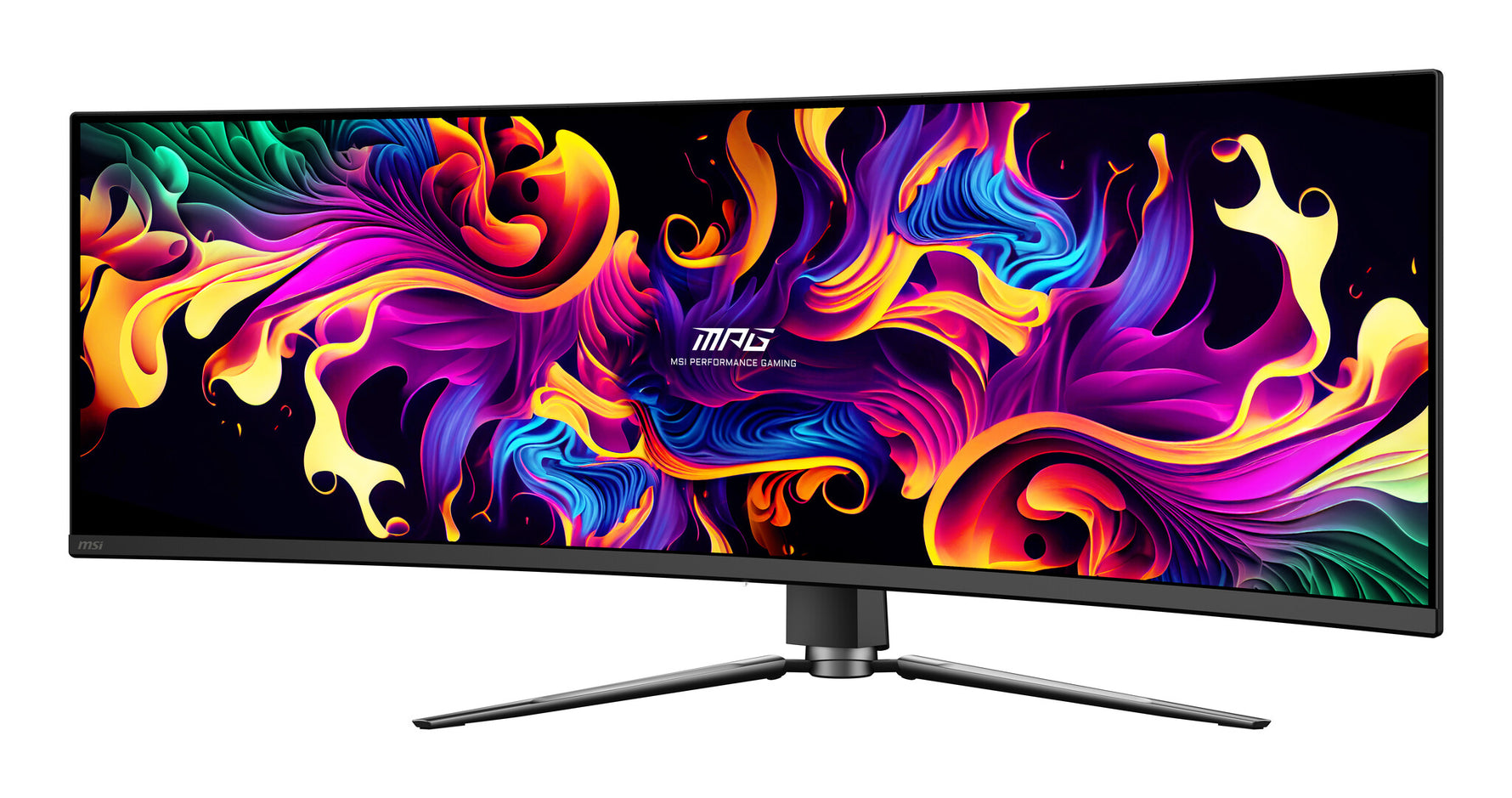 MSI MPG 491CQP QD-OLED computer monitor 124,5 cm (49") 5120 x 1440 Pixels DQHD Zwart
