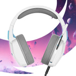 Oniverse Nebula Headset Bedraad Hoofdband Gamen USB Type-A Wit