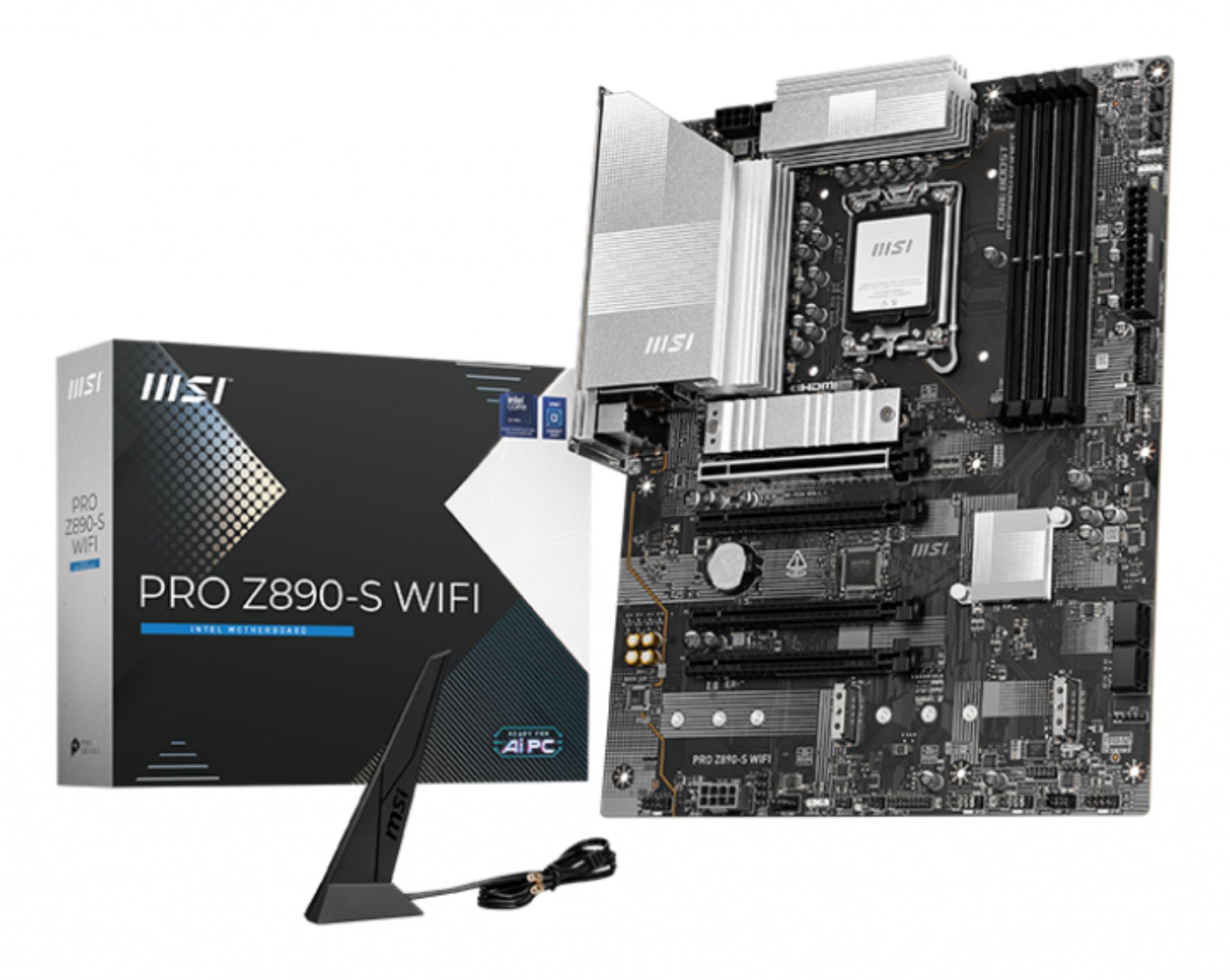 MSI PRO Z890-S WIFI moederbord Intel Z890 LGA 1851 (Socket V1) ATX