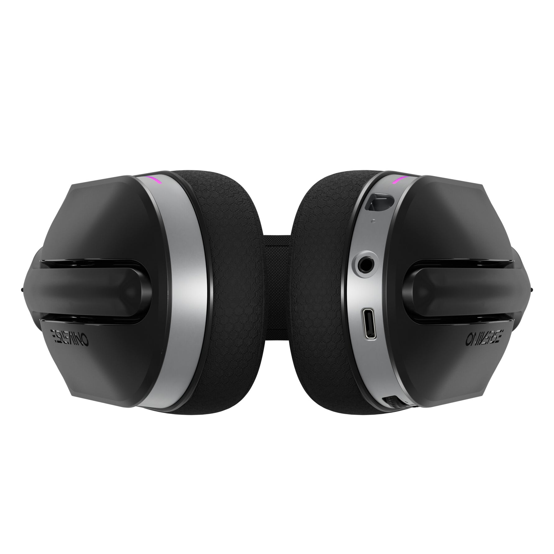 Oniverse Polaris Headset Bedraad en draadloos Hoofdband Gamen USB Type-C / USB Type-A Bluetooth Zwart