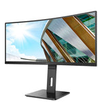 AOC P2 CU34P2A computer monitor 86,4 cm (34") 3440 x 1440 Pixels Quad HD LED Zwart