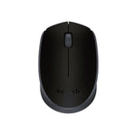 Logitech 910-004424 M171 Wireless Mouse, Ambidextrous, Optical, RF Wireless, 1000 DPI, Black