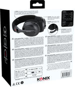 Konix PULSAR Headset Bedraad en draadloos Hoofdband Gamen USB Type-C Bluetooth Zwart