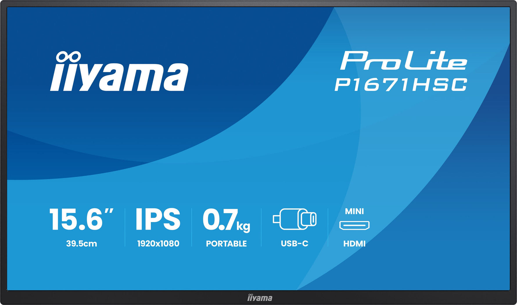 iiyama ProLite P1671HSC-B1 computer monitor 39,6 cm (15.6