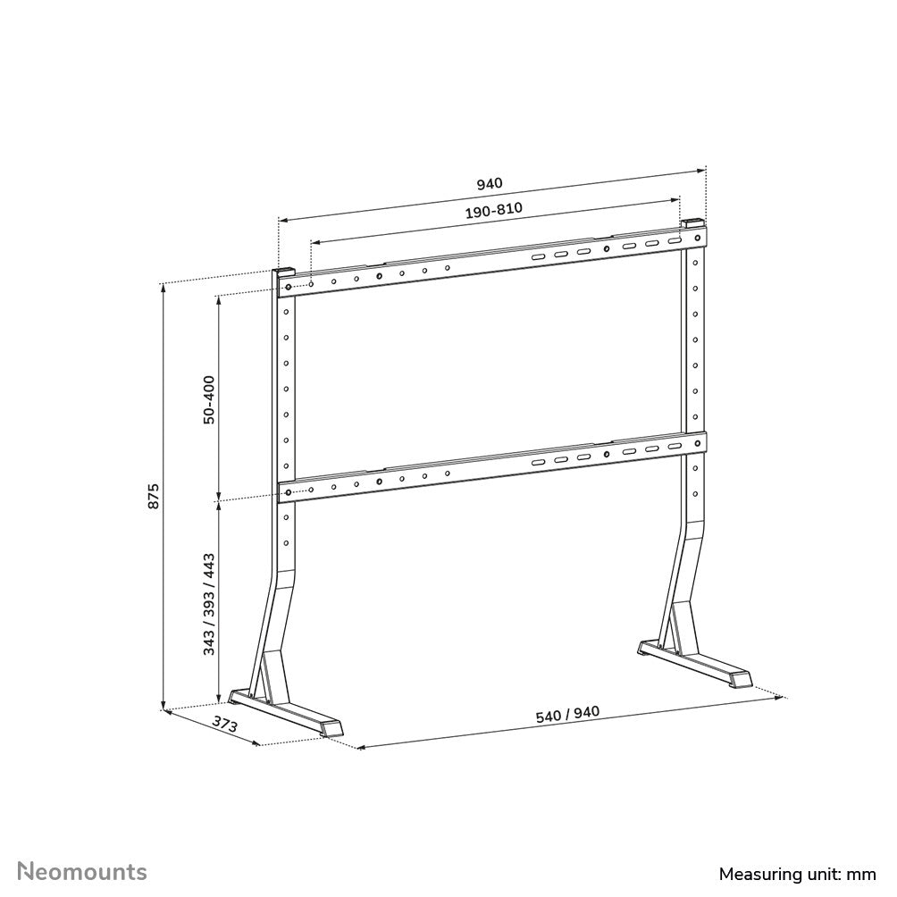 Neomounts DS45-430BL18 TV standaard 45-90