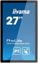 iiyama ProLite TF2738MSC-B2 computer monitor 68,6 cm (27") 1920 x 1080 Pixels Full HD LED Touchscreen Multi-gebruiker Zwart