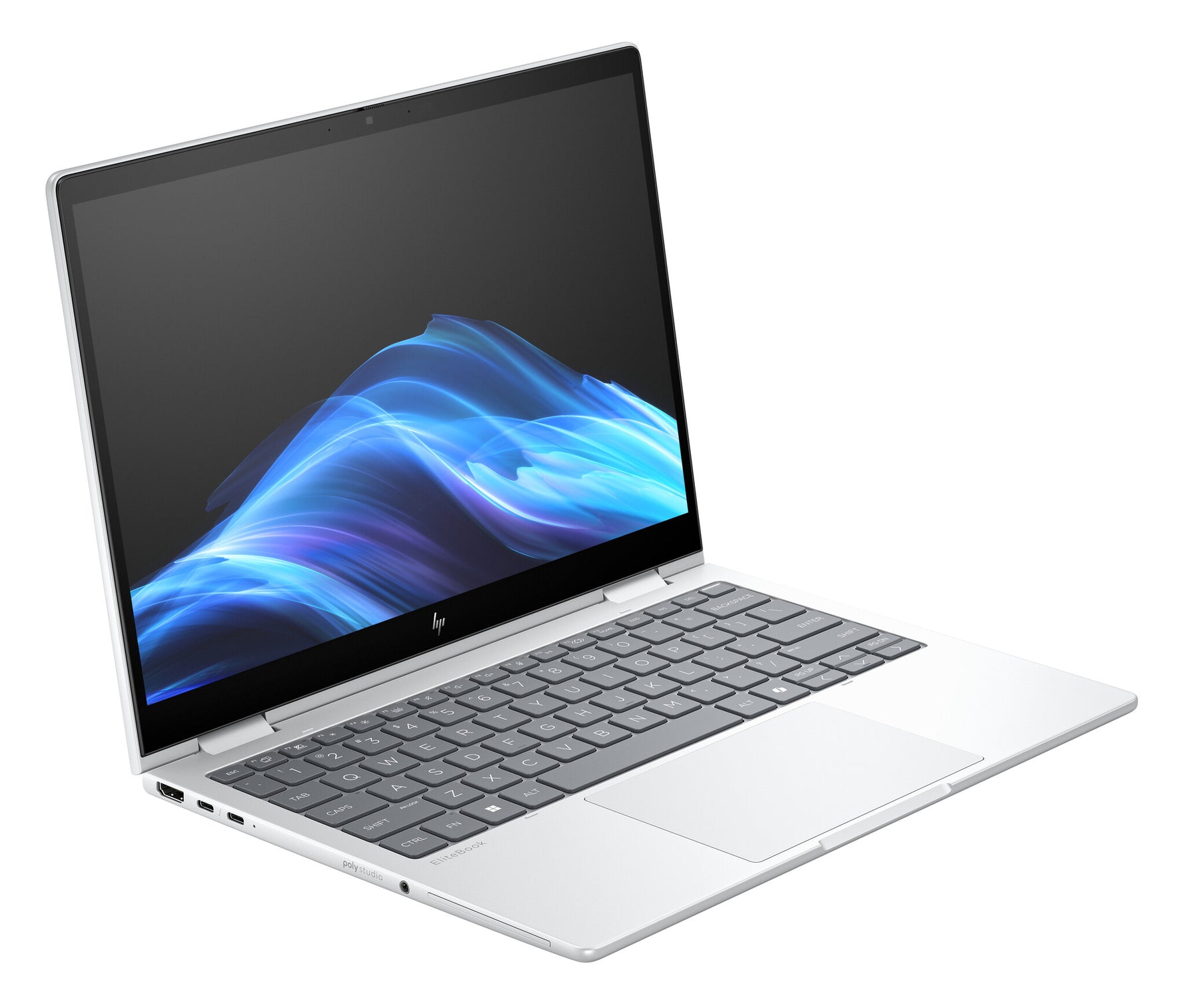 HP EliteBook 8 Flip G1i AI Wolf Pro Security Edition Intel Core Ultra 5 225U Hybride (2-in-1) 33,8 cm (13.3") Touchscreen WUXGA 16 GB LPDDR5x-SDRAM 512 GB SSD Wi-Fi 6E (802.11ax) Windows 11 Pro AI PC Zilver