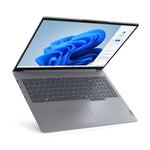 Lenovo ThinkBook 16 G7 ARP AMD Ryzen™ 5 7535HS Laptop 40,6 cm (16") WUXGA 16 GB DDR5-SDRAM 512 GB SSD Wi-Fi 6E (802.11ax) Windows 11 Pro Belgisch Grijs