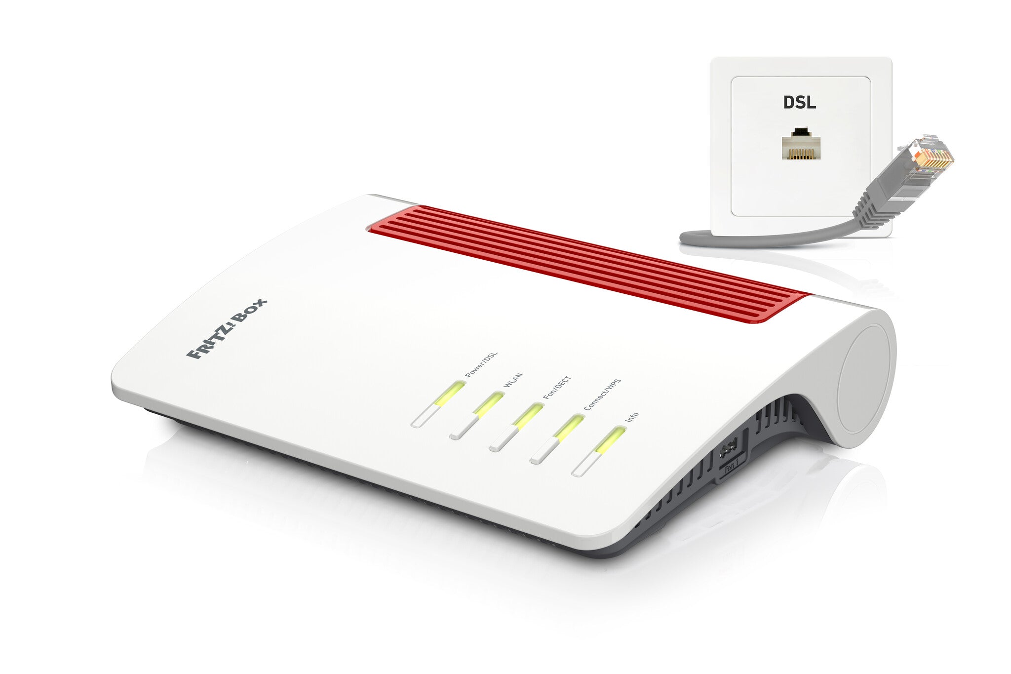 Box 7690 International draadloze router 2.5 Gigabit Ethernet Dual-band (2.4 GHz / 5 GHz) Wit