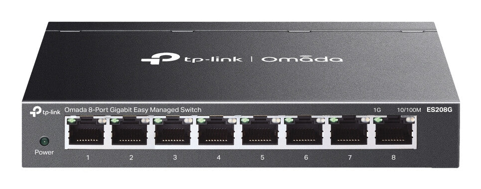 TP-Link Omada ES208G netwerk-switch Managed L2 Gigabit Ethernet (10/100/1000) Zwart