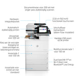 HP Color LaserJet Enterprise Flow LaserJet Enterprise Flow M776z Draadloos Multifunction Kleur Printer, Kopieerapparaat, scanner; dubbelzijdig