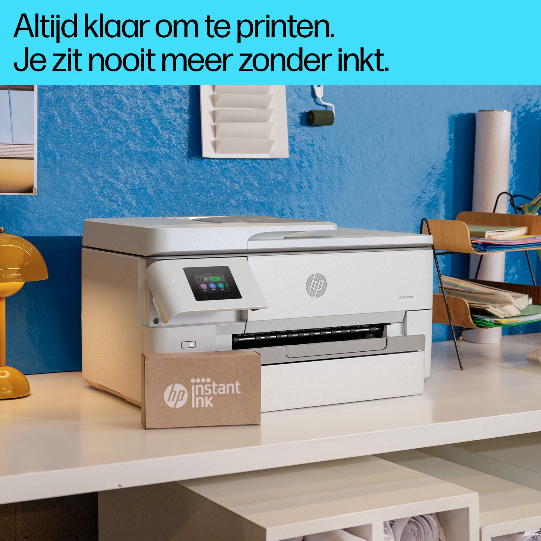 HP OfficeJet Pro 9720e Draadloos All-in-One Kleur Printer, Dubbelzijdig printen; Kopieerapparaat, Scanner