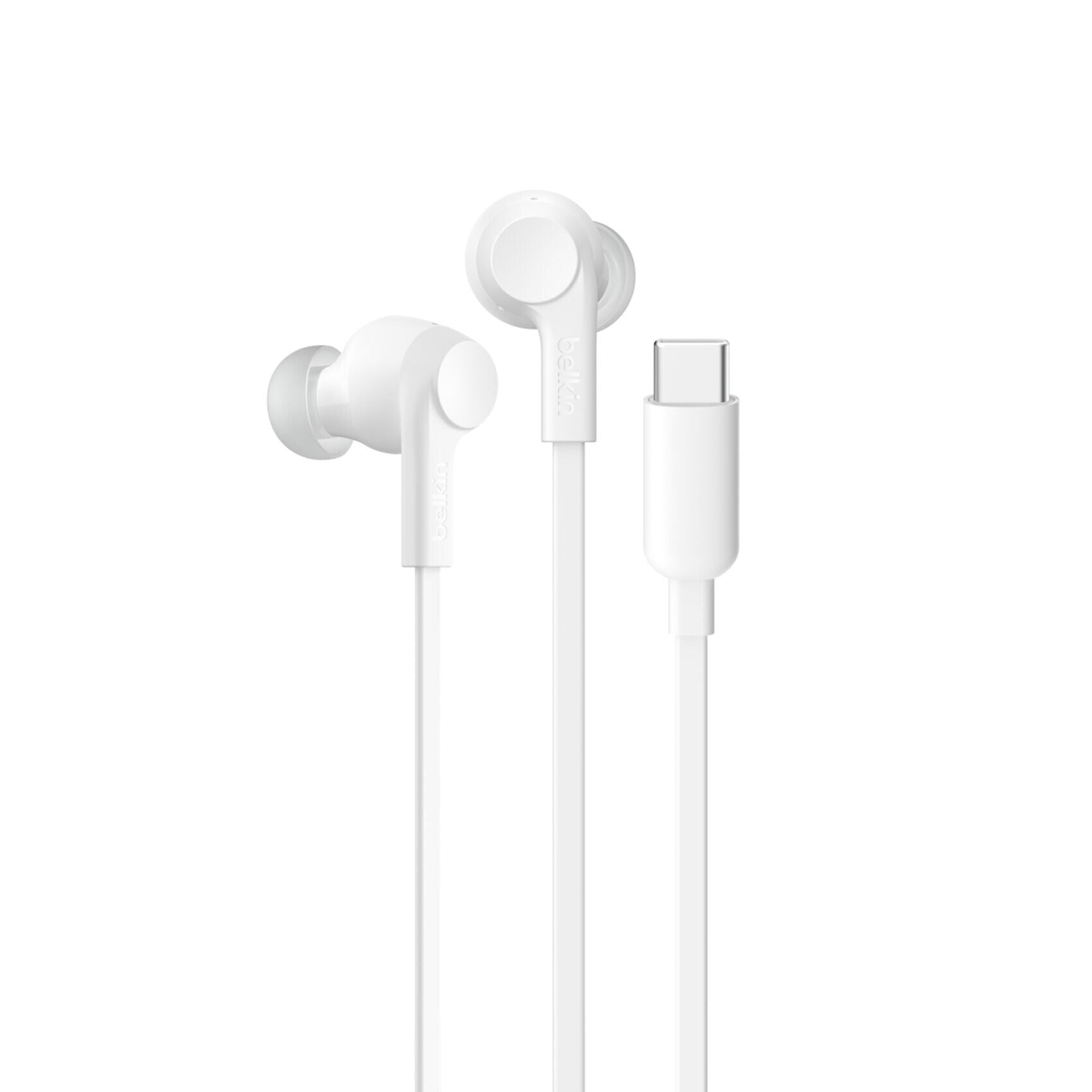 Belkin SOUNDFORM ANC WIRED EARBUDS USB-C WHITE