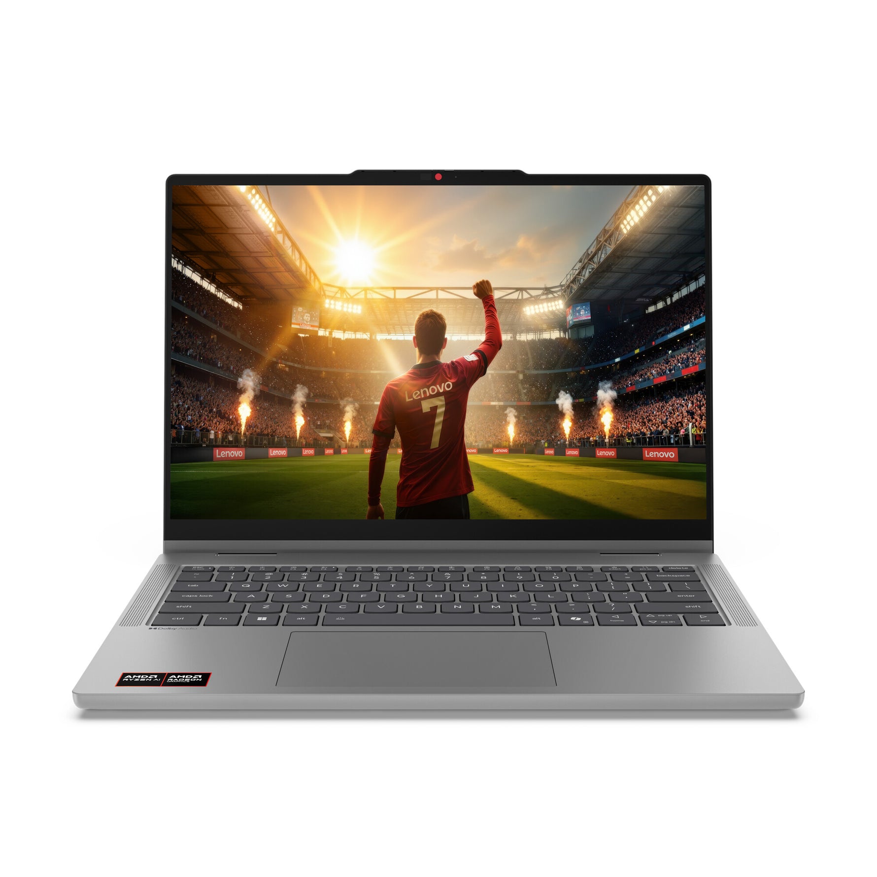 Lenovo IdeaPad 5 2-in-1 14AHP11 AMD Ryzen™ 5 230 Hybride (2-in-1) 35,6 cm (14") Touchscreen WUXGA 16 GB DDR5-SDRAM 512 GB SSD Wi-Fi 6 (802.11ax) Windows 11 Home Engels Grijs