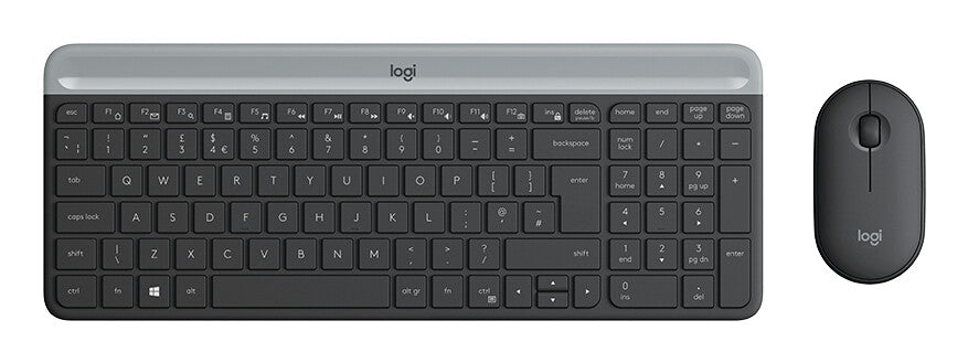 Logitech Slim Wireless Kbd Mouse Combo MK470 NLB