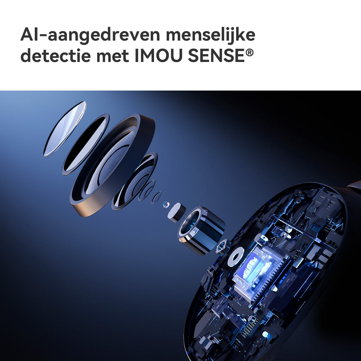 Imou AOV PT 5MP Turret IP-beveiligingscamera Buiten 2880 x 1620 Pixels Muur