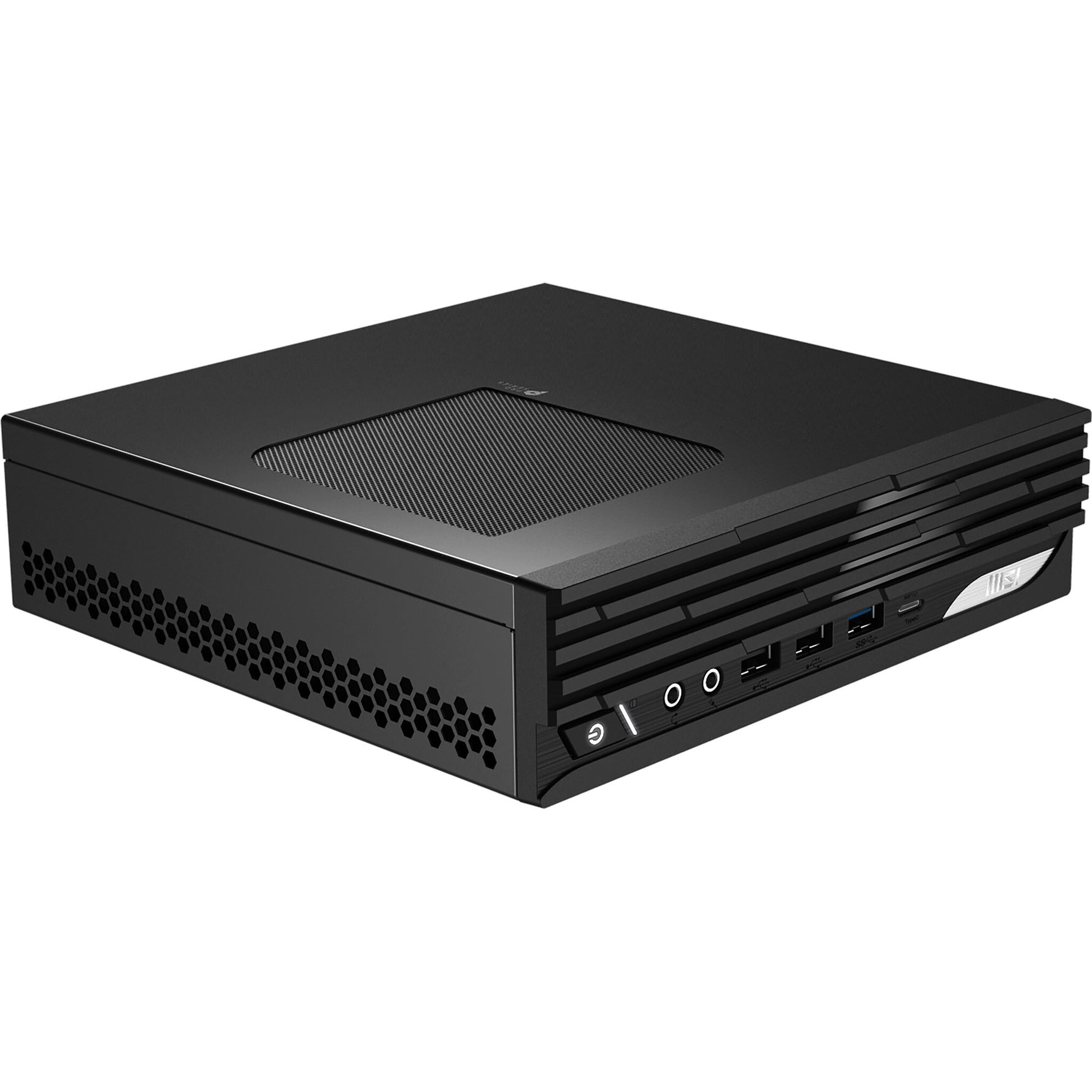 MSI PRO DP21 14M-890EU PC Intel® Core™ i3 i3-14100 8 GB DDR5-SDRAM 256 GB SSD Windows 11 Pro Desktop Mini PC Zwart